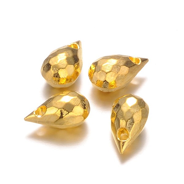 

PandaHall Alloy Teardrop Charms, Golden, 9x5x4mm, Hole: 1mm Alloy Teardrop