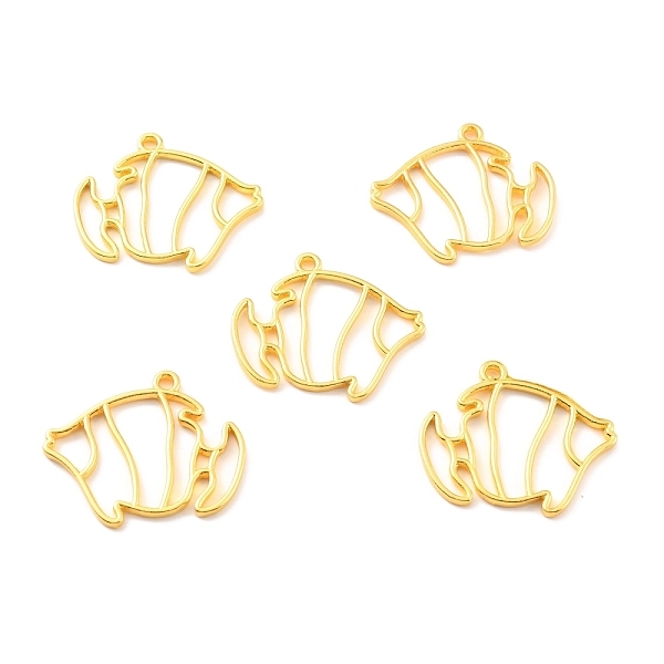 

PandaHall Alloy Open Back Bezel Pendants, for DIY UV Resin, Epoxy Resin, Pressed Flower Jewelry, Cadmium Free & Lead Free, Fish, Golden...