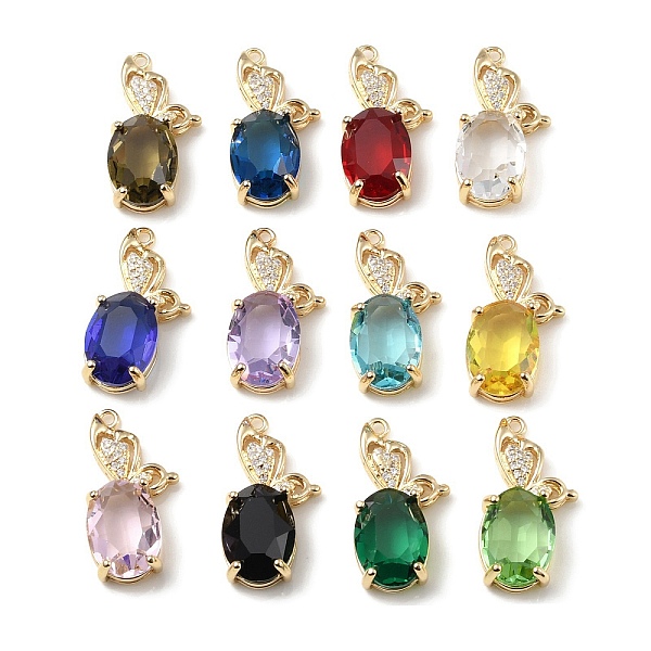 

PandaHall Brass with K9 Glass & Rhinestone Pendants, Light Gold, Butterfly Charms, Mixed Color, 25.5x14x6.5mm, Hole: 1.5mm K9 Glass..., Multicolor