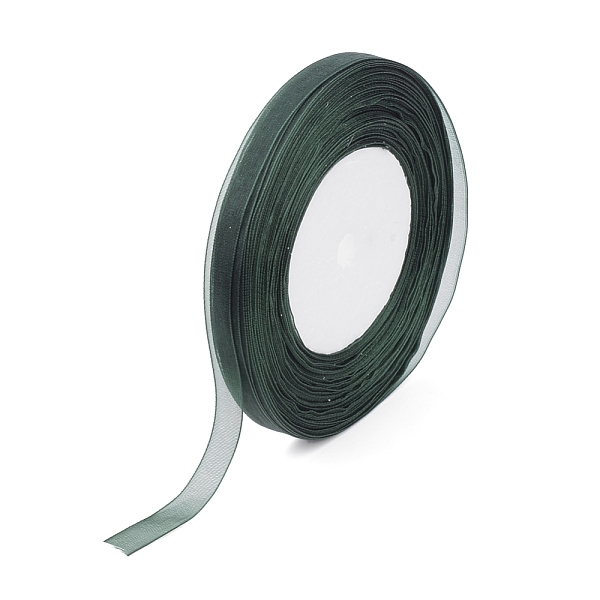 

PandaHall Sheer Organza Ribbon, Wide Ribbon for Wedding Decorative, Sea Green, 3/4 inch(20mm), 25yards(22.86m) Polyester None Green