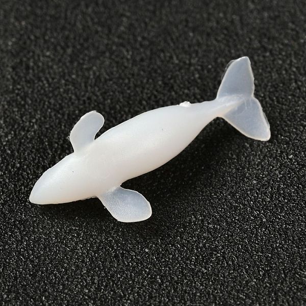 

PandaHall Whale Shaped Plastic Decorations, for DIY Silicone Molds, White, 25x11.5x10mm, Box: 40x34.5x18.5mm Plastic Fish White