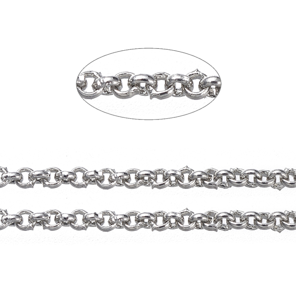 

PandaHall Brass Rolo Chains, Belcher Chains, Soldered, Long-Lasting Plated, with Spool, Cadmium Free & Nickel Free & Lead Free, Platinum...