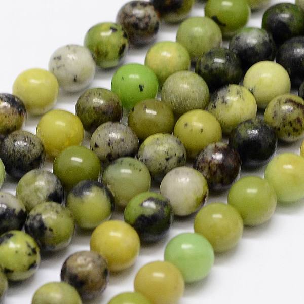 

PandaHall Natural Serpentine Beads Strands, Round, Colorful, 10mm, Hole: 1mm, about 39pcs/strand, 15.7 inch Serpentine Round