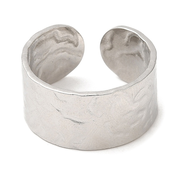 

PandaHall 304 Stainless Steel Open Cuff Rings, Plain Band, Stainless Steel Color, US Size 7 1/4(17.5mm) 304 Stainless Steel