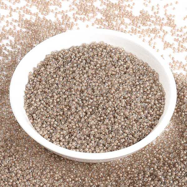 

PandaHall MIYUKI Round Rocailles Beads, Japanese Seed Beads, 15/0, (RR3541), 1.5mm, Hole: 0.7mm, about 5555pcs/10g Glass Brown