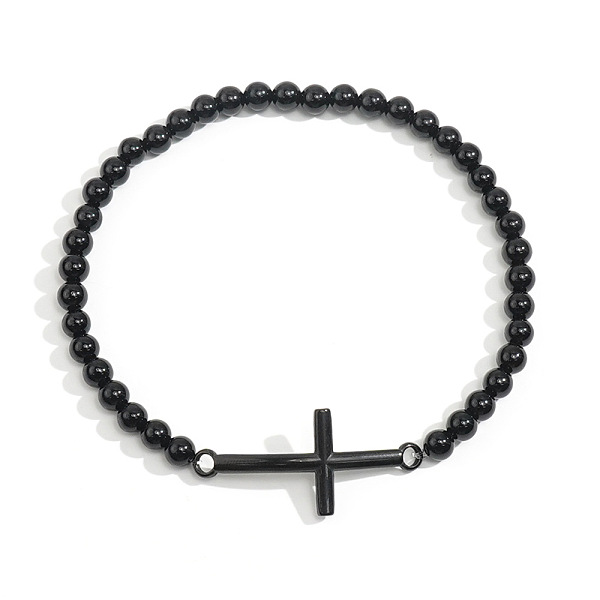 Men's Black Agate B… - image