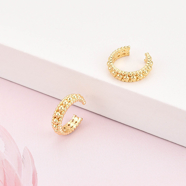 Brass Cuff Earrings - image