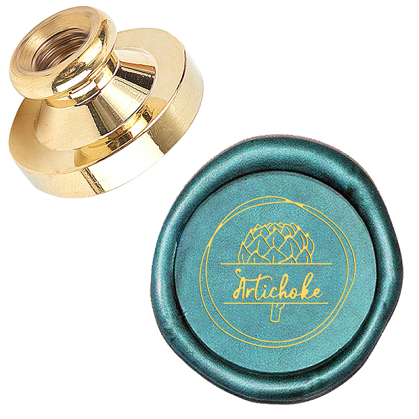 

PandaHall Wax Seal Brass Stamp Head, for Wax Seal Stamp, Golden, Word, 25x14.5mm Brass Word
