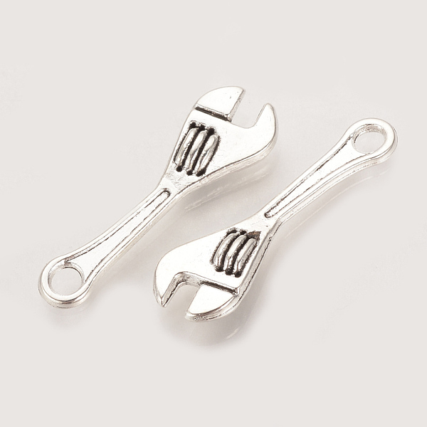 

PandaHall Tibetan Style Alloy Pendants, Wrench, Cadmium Free & Lead Free,, Antique Silver, 24x7x3mm, Hole: 2mm, about 1310pcs/1000g Alloy...