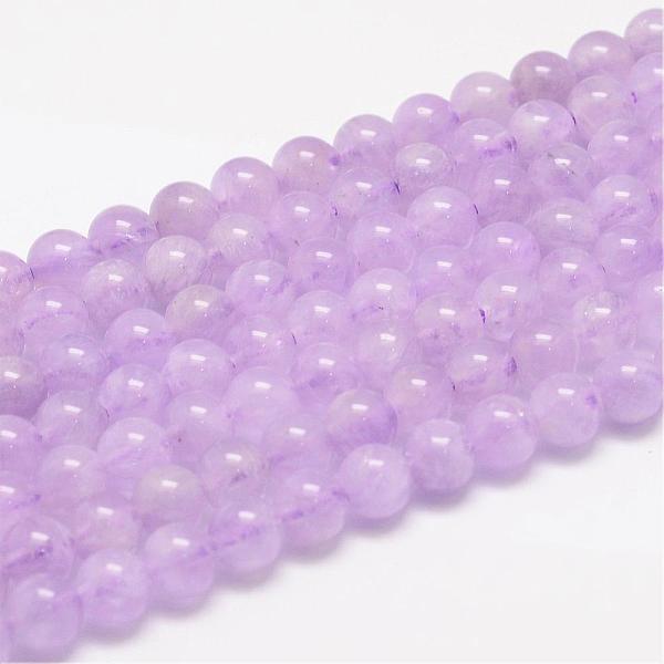 

PandaHall Natural Amethyst Beads Strands, Round, Violet, 7mm, Hole: 1mm, about 57pcs/strand 15.7 inch(40cm) Amethyst Round Purple