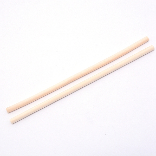 

PandaHall Birchwood Sticks, DIY Accessories, Column, BurlyWood, 150x5mm Wood Orange