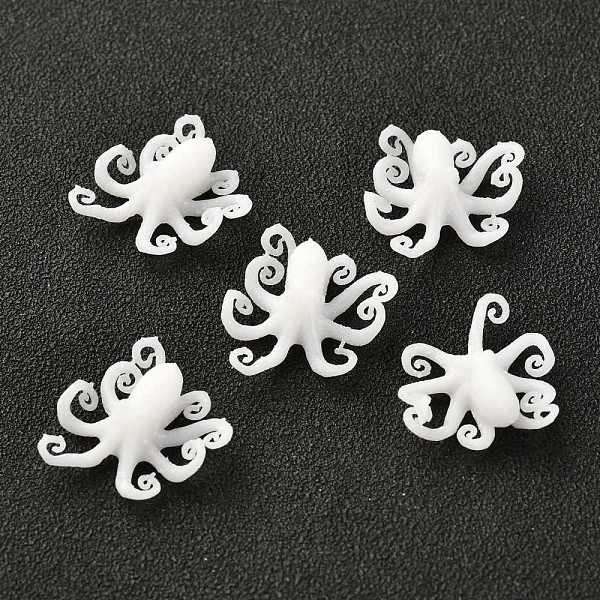 

PandaHall 3D Resin Model, UV Resin Filler, Epoxy Resin Jewelry Making, Octopus, White, 18x18x6.5mm Resin Other Animal White