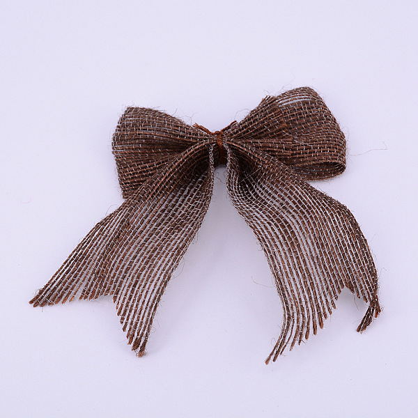 

PandaHall Fibre Packaging Ribbon Bows, Gift Pull Bows, for DIY Gift Wrap Decoration, Wedding Candy Party Decoration, Coffee, 12.5x16x1.2cm..., Brown