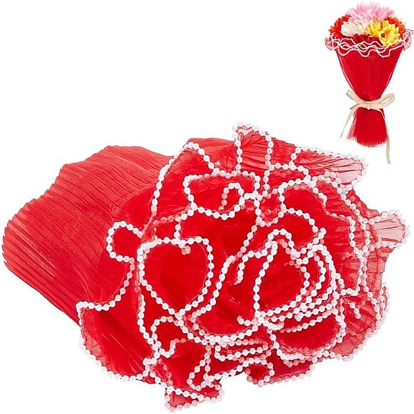 1 Bag Polyester Flower Bouquet Wrapping Mesh Paper