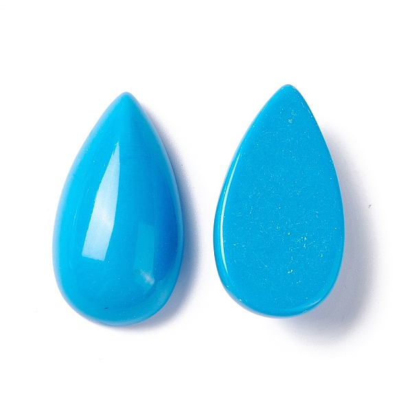 

PandaHall Synthetic Turquoise Cabochons, Teardrop, 40x22x12mm Synthetic Turquoise Teardrop