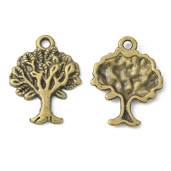 

PandaHall Tibetan Style Alloy Pendants, Tree of Life Charms, Cadmium Free & Nickel Free & Lead Free, Antique Bronze, 22x17x2mm, Hole: 2mm...