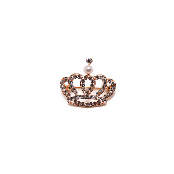 

PandaHall Crystal Rhinestone Crown Brooch, Exquisite Alloy Rhinestone Lapel Pin for Shirts Dresses, Light Gold, 32x36x13mm Alloy+Rhinestone..., Clear