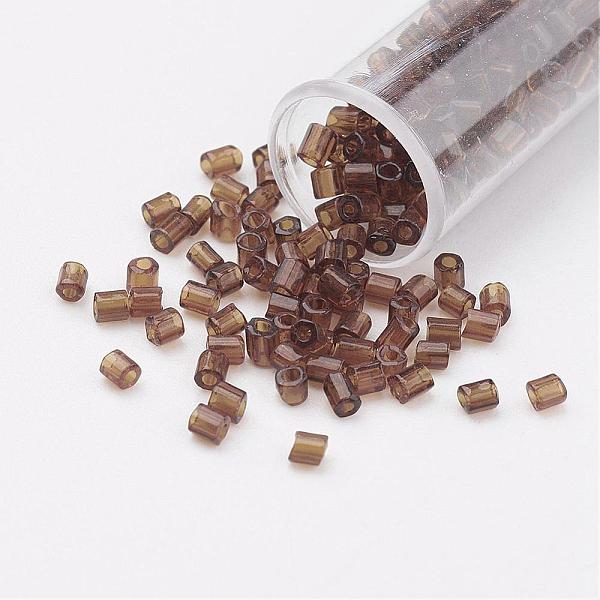

PandaHall 11/0 Two Cut Round Hole Glass Seed Beads, Hexagon, Transparent Colours, Camel, 2x2mm, Hole: 0.5mm, about 41000pcs/pound Glass..., Brown