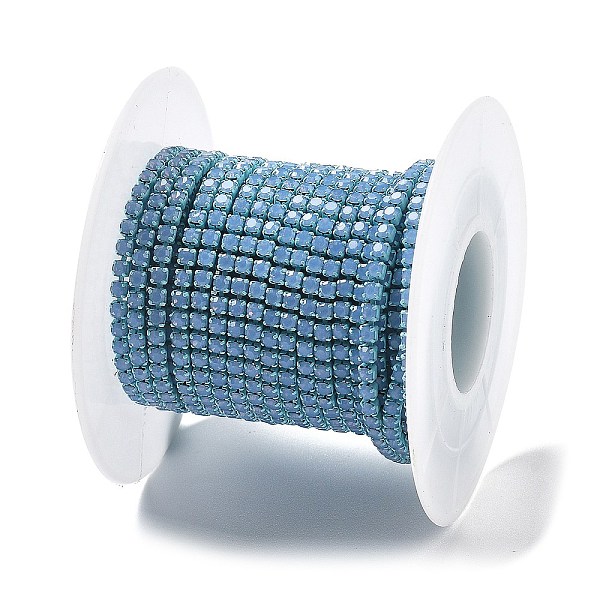 Iron Rhinestone Glass Cup Chain