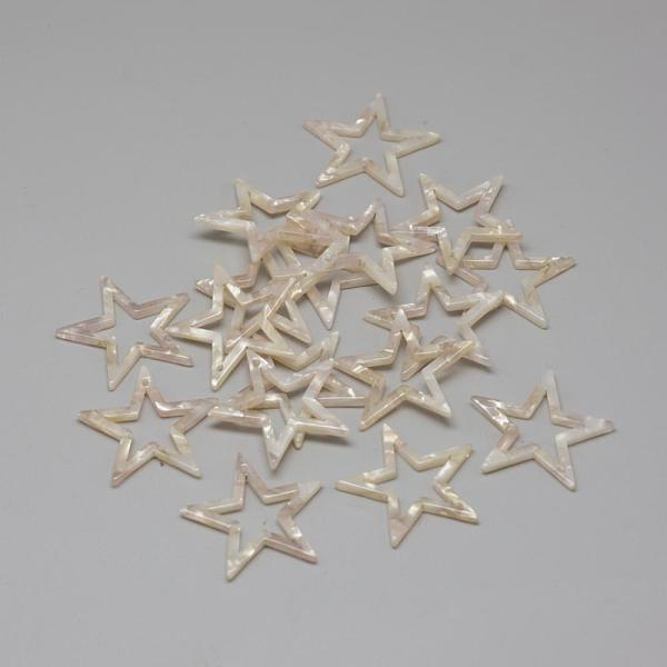 

PandaHall Cellulose Acetate(Resin) Pendants, Star, Lilac, 29x29.5x2.5mm, Hole: 1.5mm Cellulose Acetate Star Purple