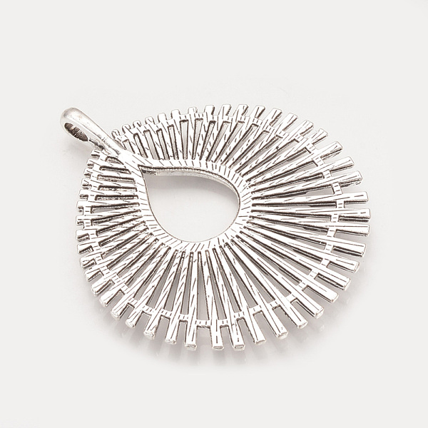 

PandaHall Tibetan Style Alloy Big Pendants, Flat Round, Cadmium Free & Lead Free, Antique Silver, 67x55.5x3mm, Hole: 5mm, about 60pcs/1000g...