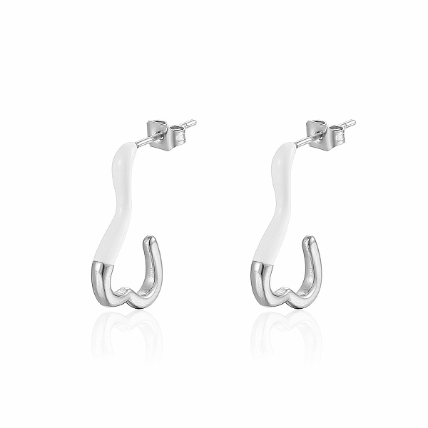 

PandaHall Stainless Steel Stud Earrings for Women Stainless Steel