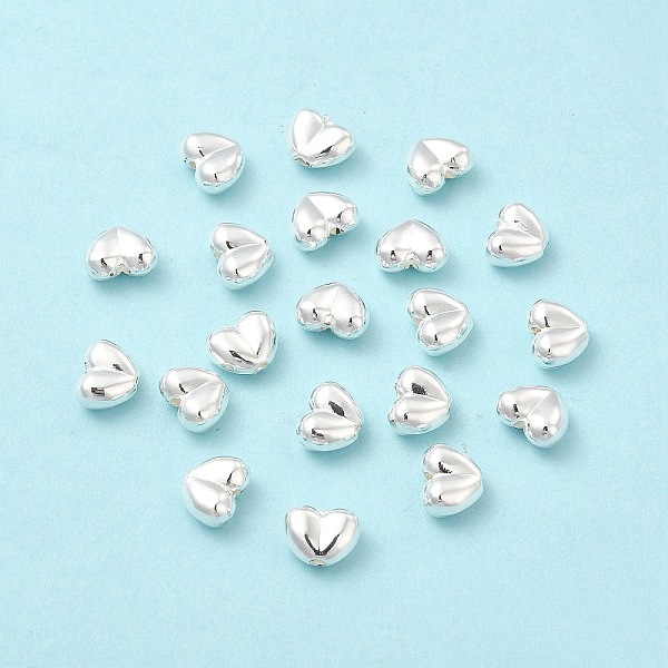 

PandaHall Alloy Bead, Long-Lasting Plated, Cadmium Free & Nickel Free & Lead Free, Heart, Silver, 10x8x5mm, Hole: 1.2mm Alloy Heart