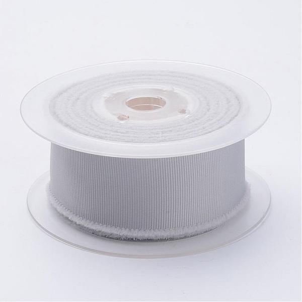 

PandaHall Polyester Frayed Grosgrain Ribbons, Printed, with Fringe Tassel, WhiteSmoke, 1 inch(25mm), about 50yards/roll(45.72m/roll)..., White