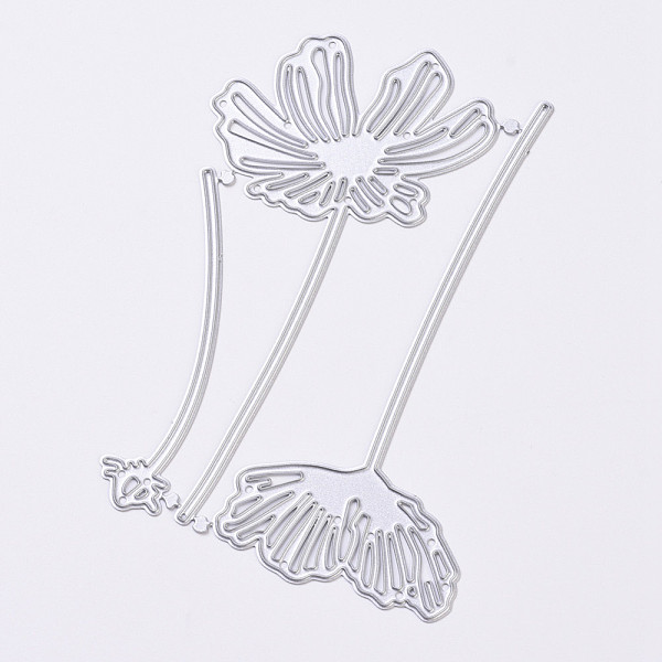 

PandaHall Carbon Steel Cutting Dies Stencils, for DIY Scrapbooking/Photo Album, Decorative Embossing DIY Paper Card, Flower, Matte Platinum...