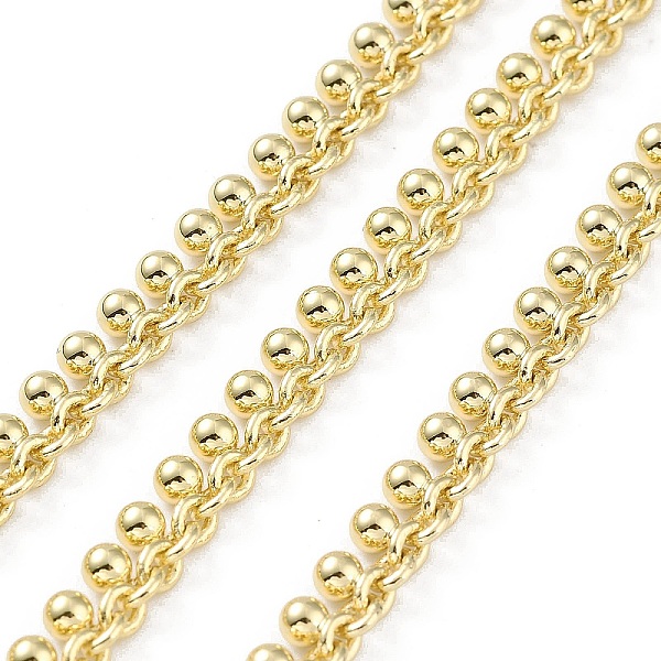 

PandaHall Rack Plating Brass Cable Chains, Long-Lasting Plated, Soldered, with Spool, Lead Free & Cadmium Free, Round, Real 18K Gold Plated...