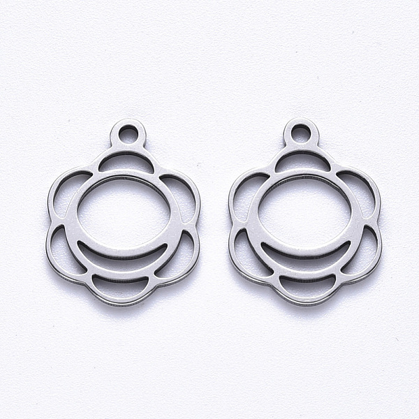 

PandaHall 304 Stainless Steel Pendants, Chakra, Svadhisthana, 17.5x14x1mm, Hole: 1.6mm 304 Stainless Steel Svadhisthana