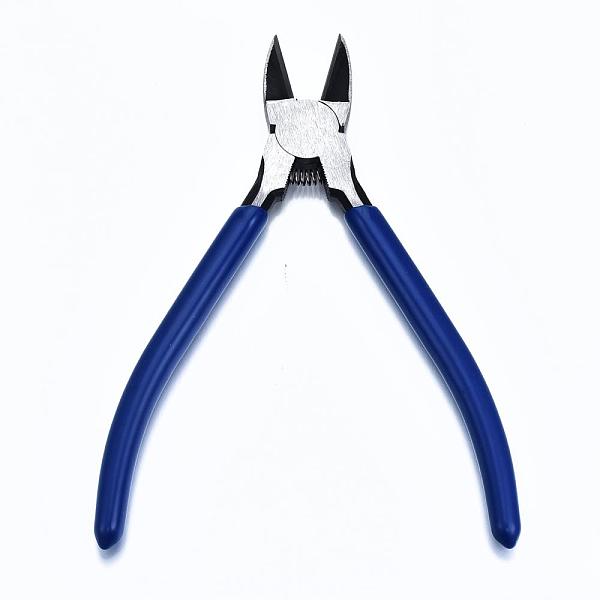 

PandaHall Steel Jewelry Pliers, Side Cutting Pliers, Side Cutter, Blue, 150x115x10mm Steel Blue