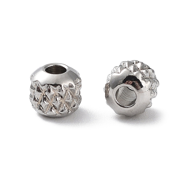 

PandaHall 303 Stainless Steel Beads, Rondelle, Stainless Steel Color, 4mm, Hole: 1.6mm 303 Stainless Steel Rondelle