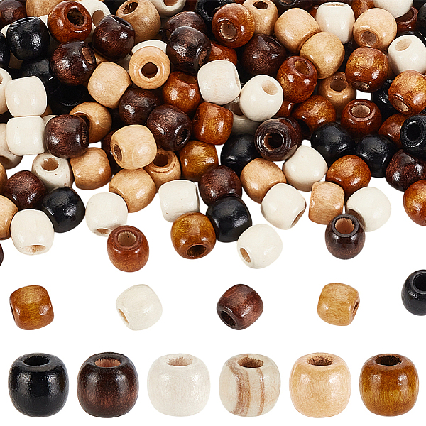 210Pcs 6 Colors Woo… - image