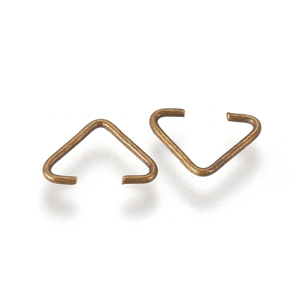 

PandaHall Iron Triangle Rings, Buckle Clasps, Fit For Top Drilled Beads, Webbing, Strapping Bags, Antique Bronze, 6x9.5x0.8mm, about...