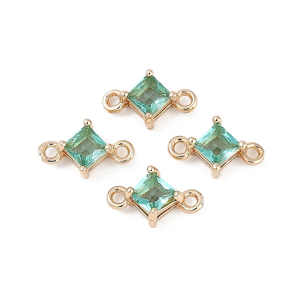 Brass Pave Glass Rh… - image