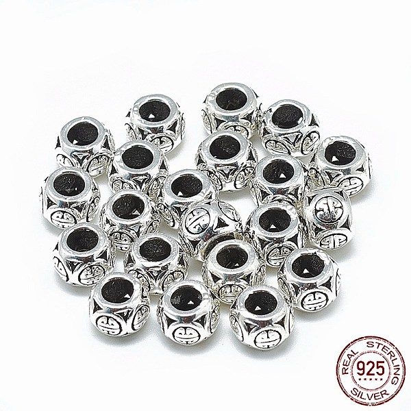 Thailand 925 Sterling Silver European Beads
