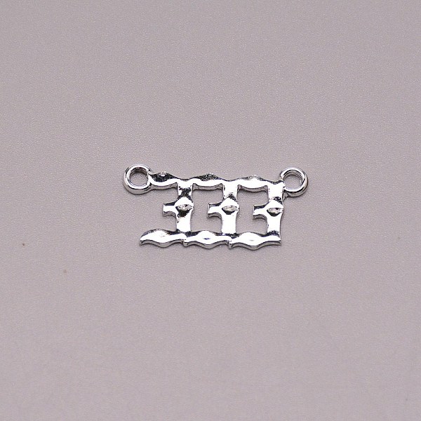 

PandaHall Alloy Pendants, Number, Num.3, 11x23.5x1.5mm, Hole: 2mm Alloy Number