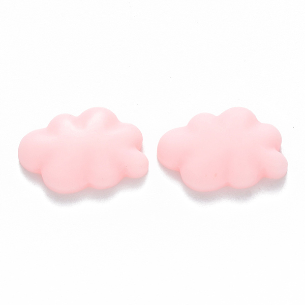 

PandaHall Resin Cabochons, Cloud, Pink, 22x14x6mm Resin Cloud Pink