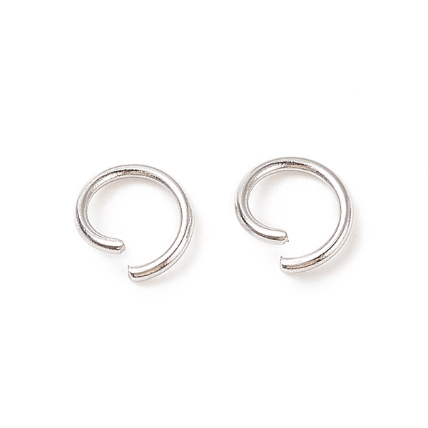 

PandaHall 304 Stainless Steel Jump Rings, Open Jump Rings, Stainless Steel, 20 Gauge, 6x0.8mm, Inner Diameter: 4.4mm, about 167pcs/10g 304...