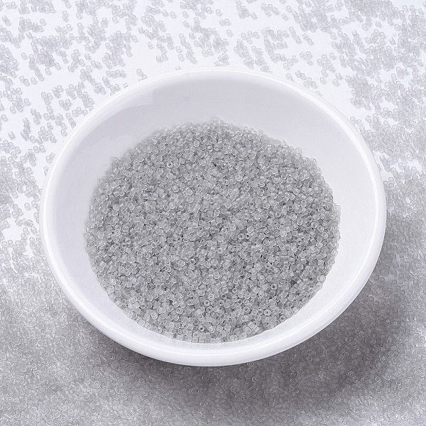 

PandaHall MIYUKI Delica Beads, Cylinder, Japanese Seed Beads, 11/0, (DB1271) Matte Transparent Gray Mist, 1.3x1.6mm, Hole: 0.8mm, about...