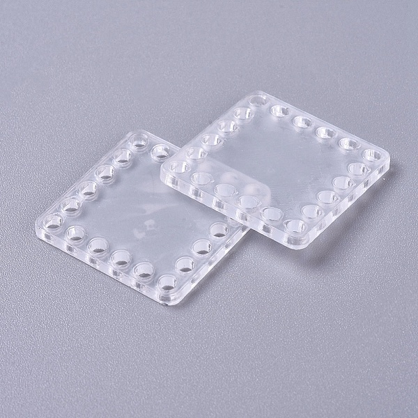 

PandaHall Transparent Acrylic Weaving Board, Weaving Material, for Knitting Bag, Women Bags Handmade DIY Accessories, Square, Clear...
