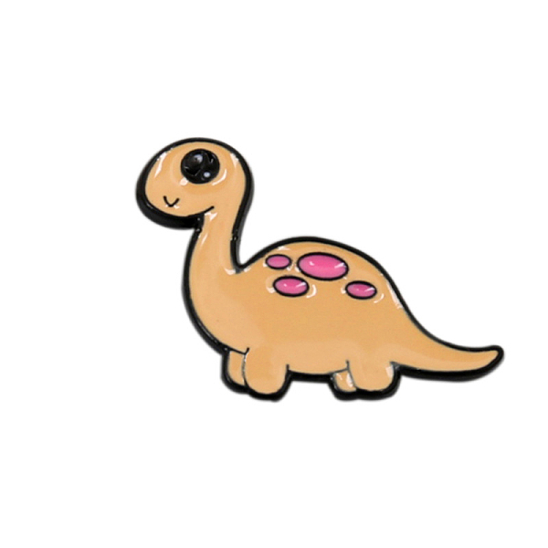 

PandaHall Dinosaur Enamel Pin, Alloy Brooch for Backpack Clothes, Moccasin, 20x28mm Alloy+Enamel Dinosaur Orange