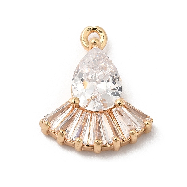 

PandaHall Brass Pendants, with Glass, Dress Shape, Golden, 16x13x4mm, Hole: 1.4mm Brass+Glass Clothes Clear