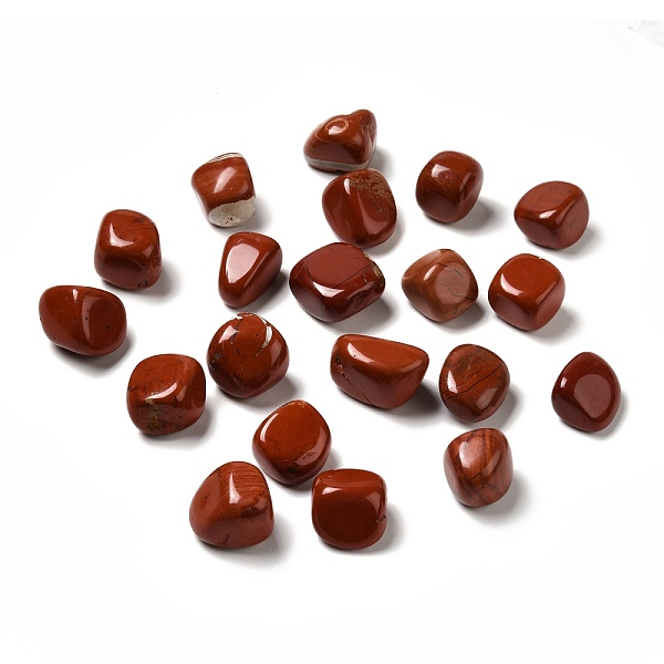 

PandaHall Natural Red Jasper Beads, No Hole, Nuggets, Tumbled Stone, Healing Stones for 7 Chakras Balancing, Crystal Therapy, Meditation...
