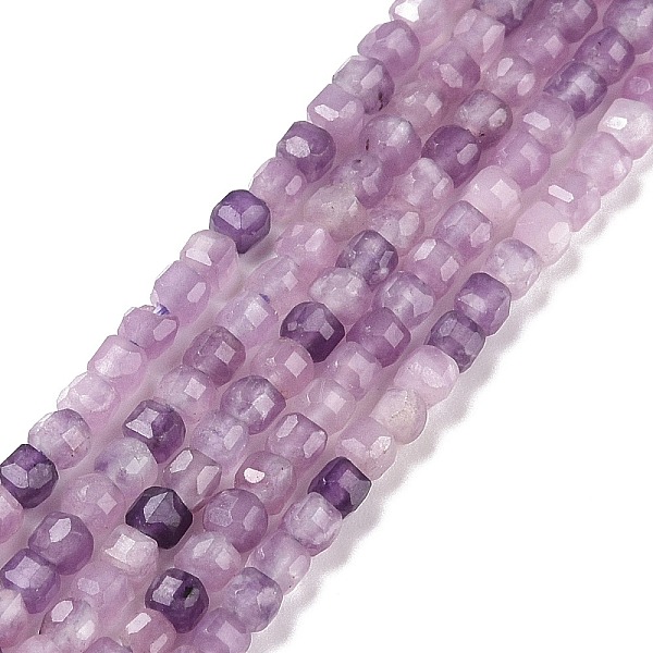 

PandaHall Natural Lilac Jade Beads Strands, Faceted, Cube, 2.5x2.5x2.5mm, Hole: 0.5mm, about 186~188pcs/strand, 15.16~15.35 inch(38.5~39cm)...