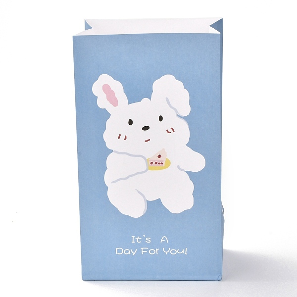 

PandaHall Rectangle Paper Bags, Animal Pattern with Stickers, Storage Bags, Wedding Party Birthday Gift Bag, Light Sky Blue, 26.7x15.1x9.7cm...