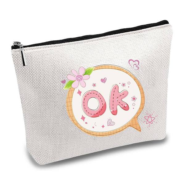 

PandaHall 12# Cotton-polyester Bag, Stroage Bag, Rectangle, Flower Pattern, 18x25cm Cloth Flower