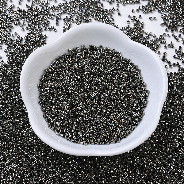 

PandaHall MIYUKI Delica Beads, Cylinder, Japanese Seed Beads, 11/0, (DB0254) Bronze Luster, 1.3x1.6mm, Hole: 0.8mm, about 2000pcs/10g Glass..., Brown