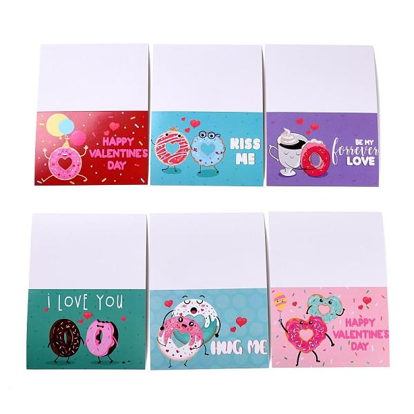 

PandaHall Rectangle Paper Greeting Cards, with Rectangle Envelope and Flat Round Self Adhesive Paper Stickers, Valentine's Day Wedding..., Multicolor